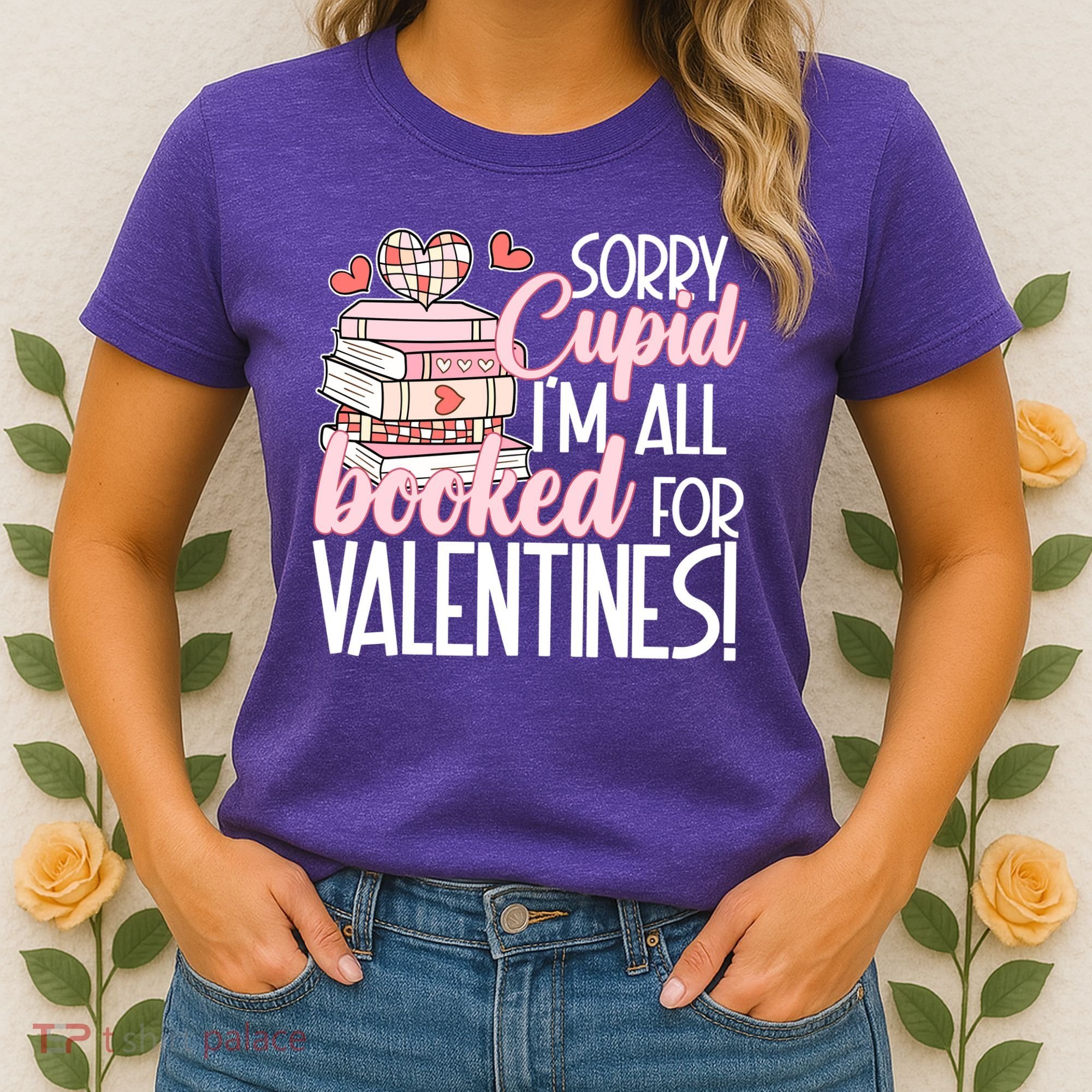 Read Your Heart Out Valentines Day Teacher Book Lover Women's T-Shirt