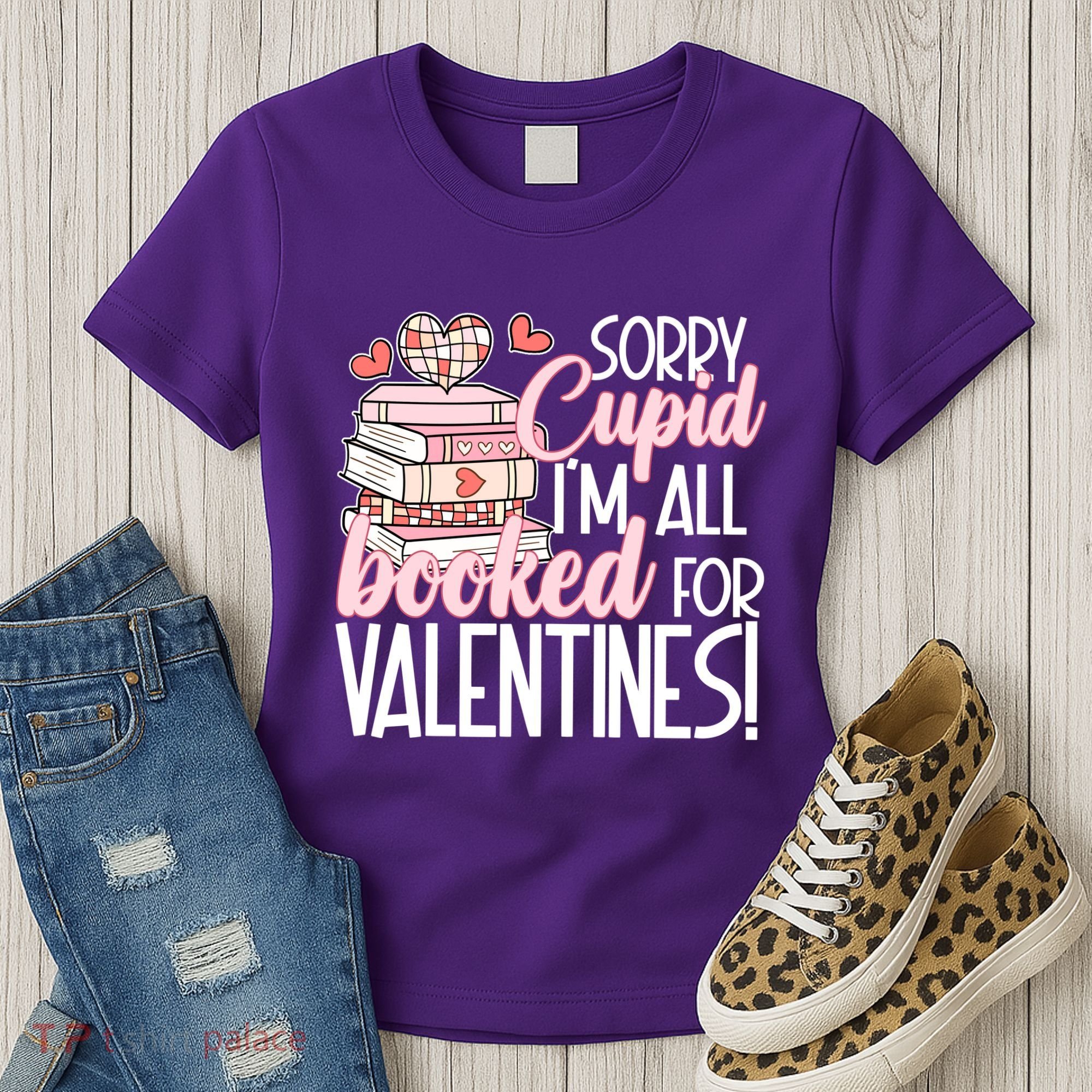 Read Your Heart Out Valentines Day Teacher Book Lover Women's T-Shirt