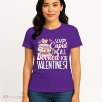Read Your Heart Out Valentines Day Teacher Book Lover Women's T-Shirt thumb 4