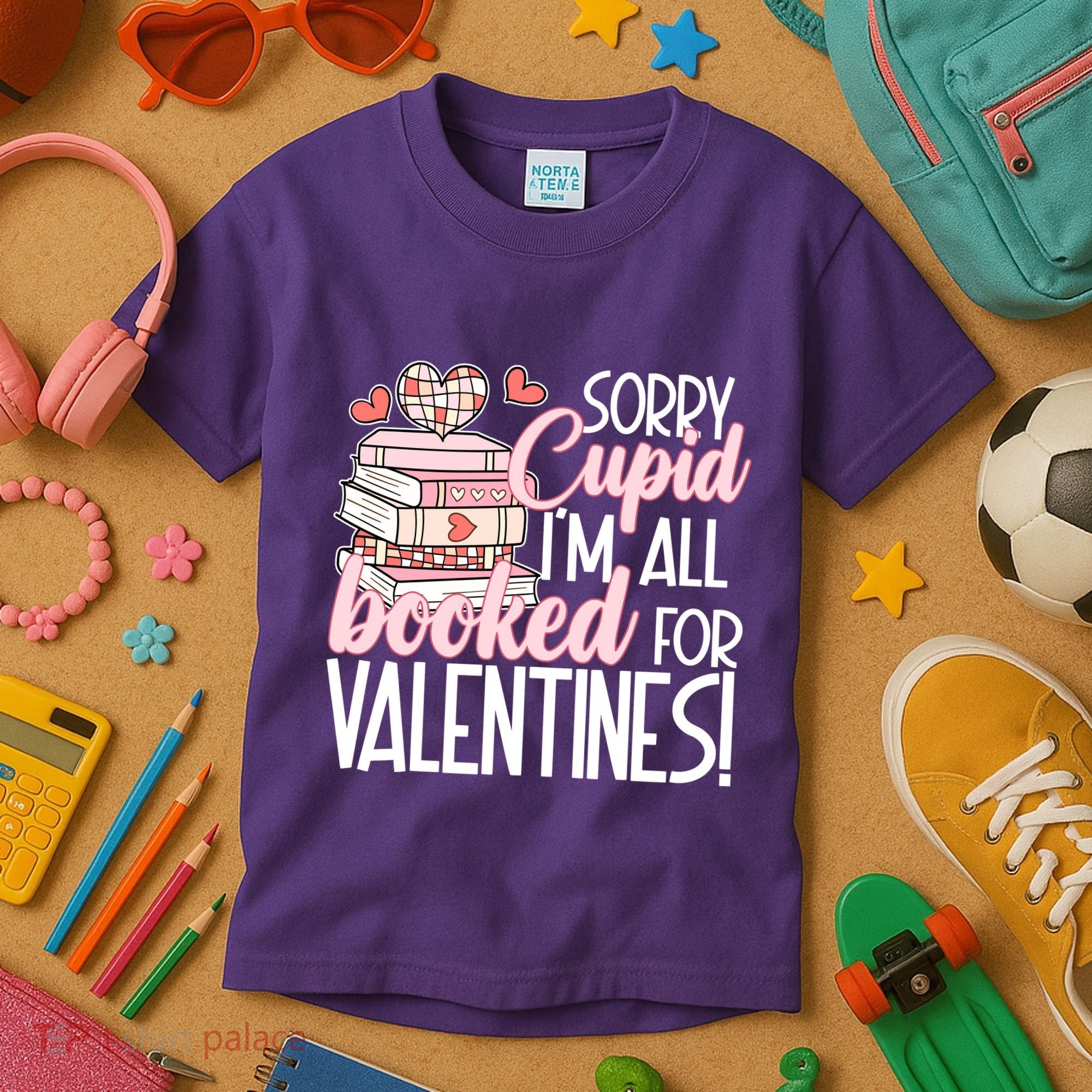 Read Your Heart Out Valentines Day Teacher Book Lover Kids T-Shirt