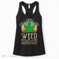 Retro Yes I Smell Like Weed You Smell Like You Missed Out Women's Tank Top thumb 0