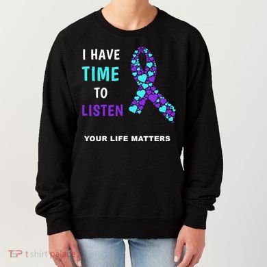 Ribbon Your Life Matters Gift Cool Gift Women's Sweatshirt