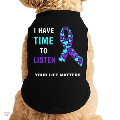 Ribbon Your Life Matters Gift Cool Gift Doggie Tank