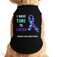 Ribbon Your Life Matters Gift Cool Gift Doggie Tank thumb 0