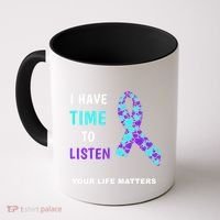 Ribbon Your Life Matters Gift Cool Gift Coffee Mug thumb 0
