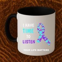 Ribbon Your Life Matters Gift Cool Gift Coffee Mug thumb 2