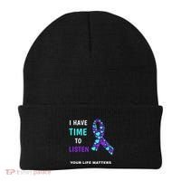 Ribbon Your Life Matters Gift Cool Gift Beanie thumb 0