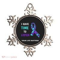 Ribbon Your Life Matters Gift Cool Gift Ornament thumb 0