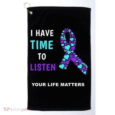 Ribbon Your Life Matters Gift Cool Gift Golf Towel