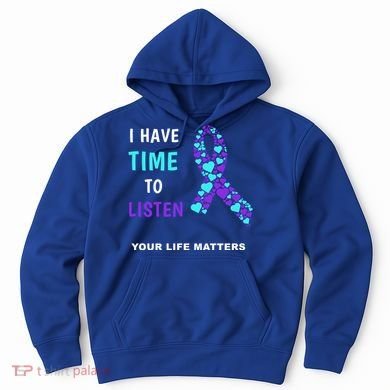 Ribbon Your Life Matters Gift Cool Gift Hoodie