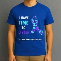 Ribbon Your Life Matters Gift Cool Gift T-Shirt thumb 3