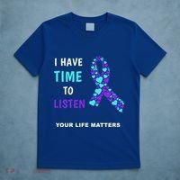 Ribbon Your Life Matters Gift Cool Gift T-Shirt thumb 5