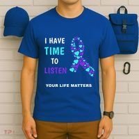 Ribbon Your Life Matters Gift Cool Gift T-Shirt thumb 6