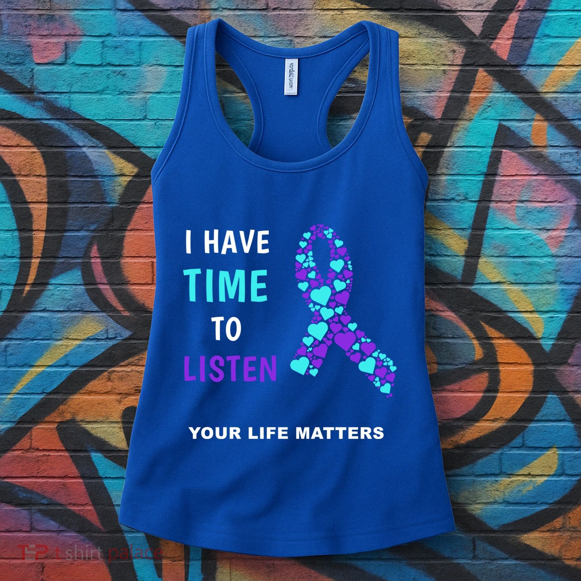 Ribbon Your Life Matters Gift Cool Gift Women's Tank Top