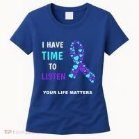 Ribbon Your Life Matters Gift Cool Gift Women's T-Shirt thumb 0