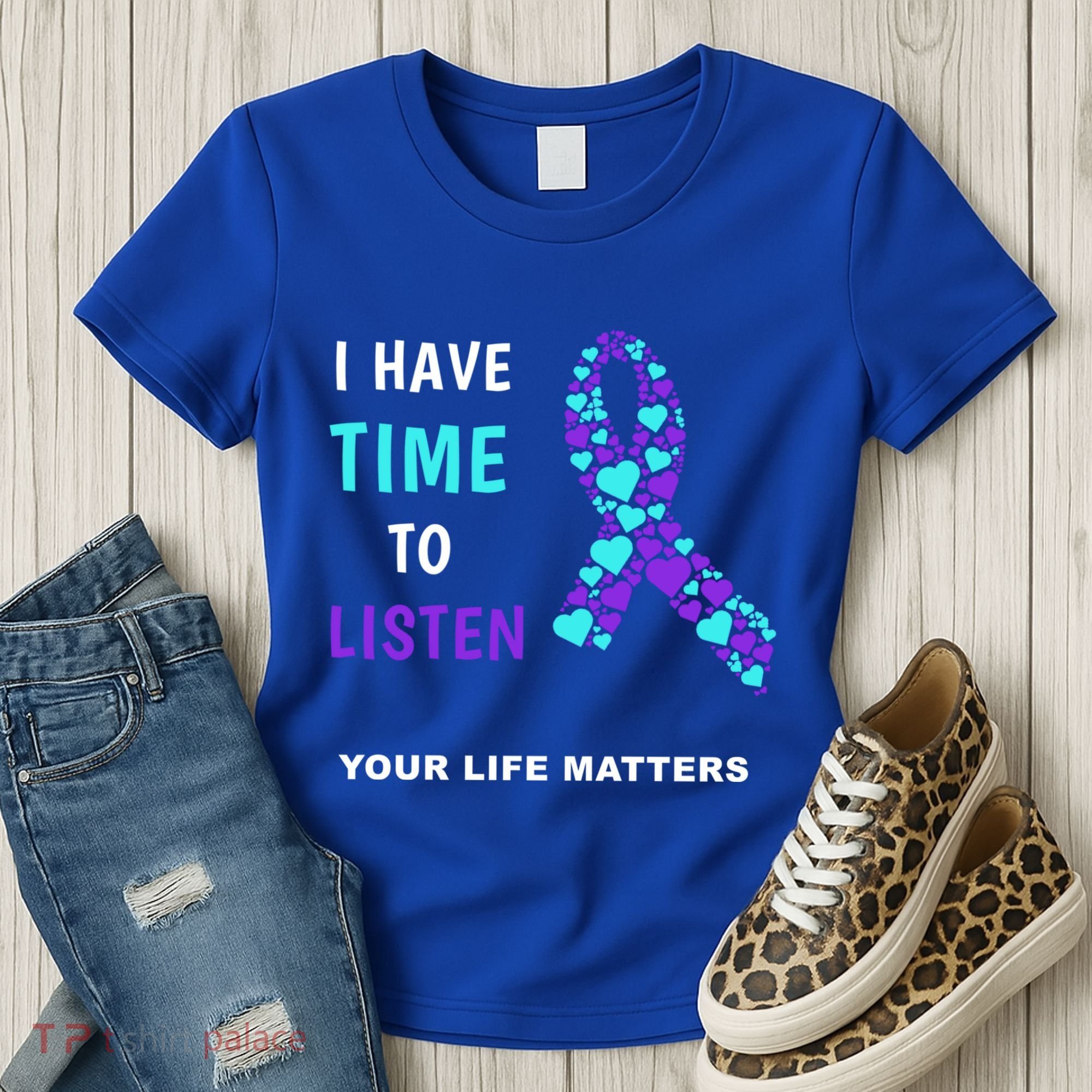Ribbon Your Life Matters Gift Cool Gift Women's T-Shirt