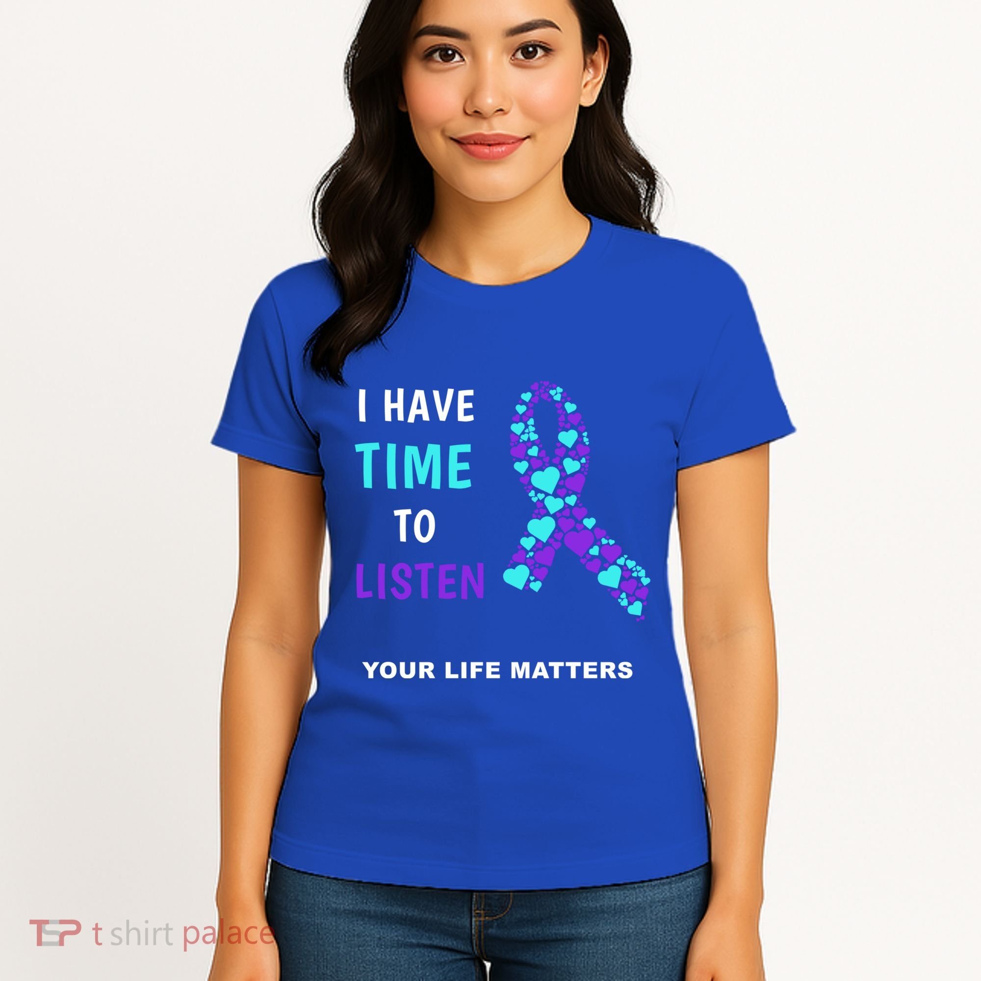Ribbon Your Life Matters Gift Cool Gift Women's T-Shirt