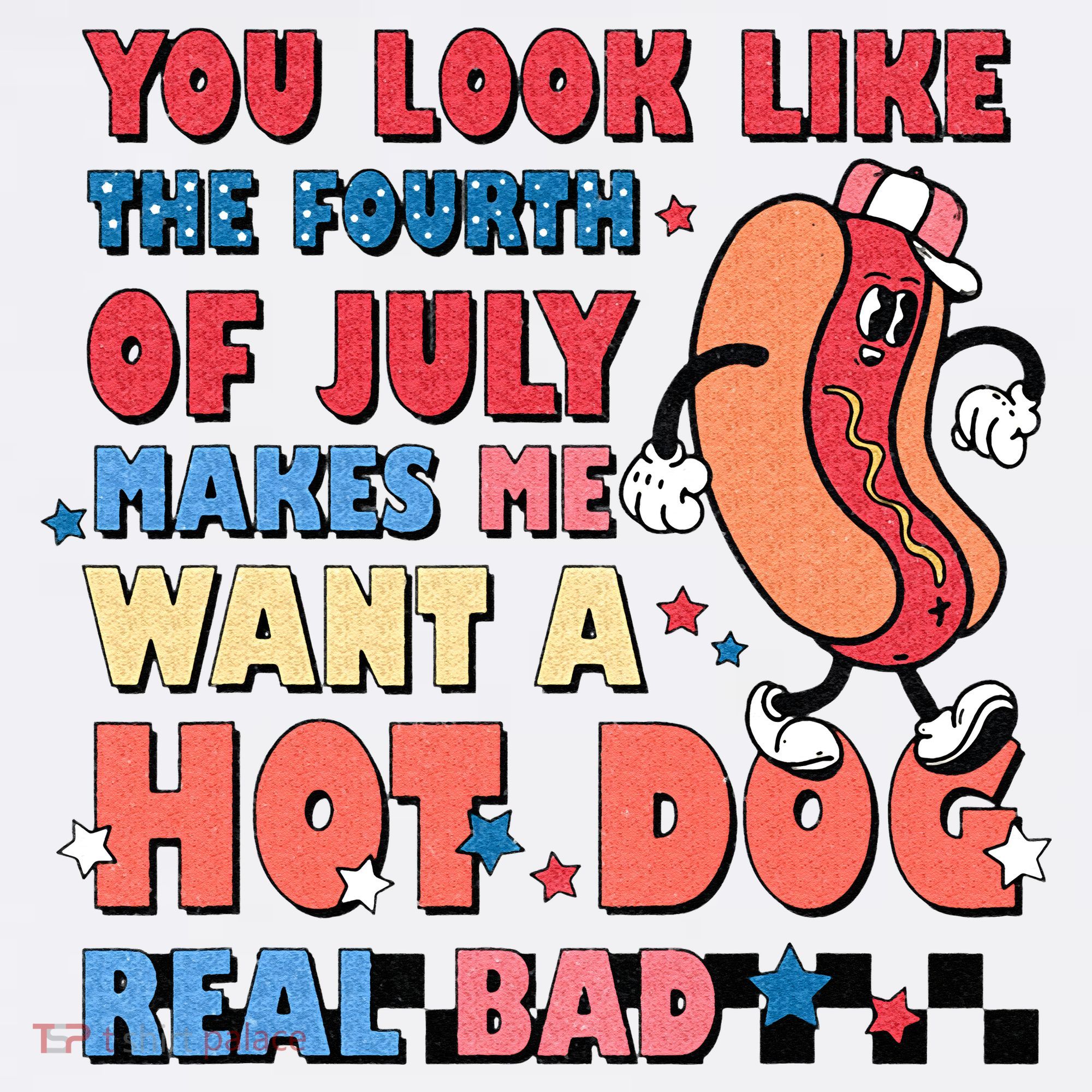 Retro You Look Like The Fourth of July 4th of July Women's Tank Top