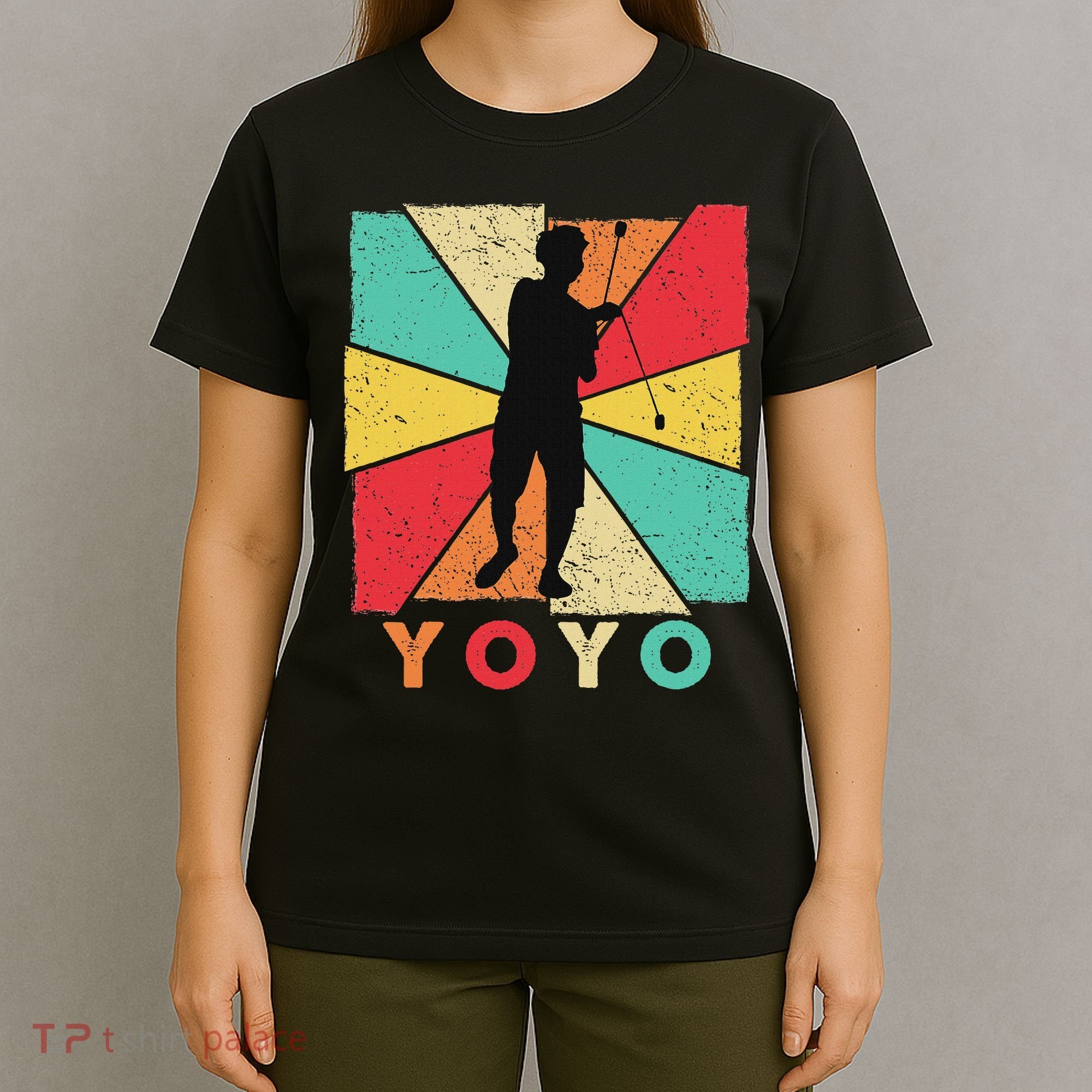Retro Yoyo Lover Yoyo Toy Game Pastime Gift Yoyo T-Shirt