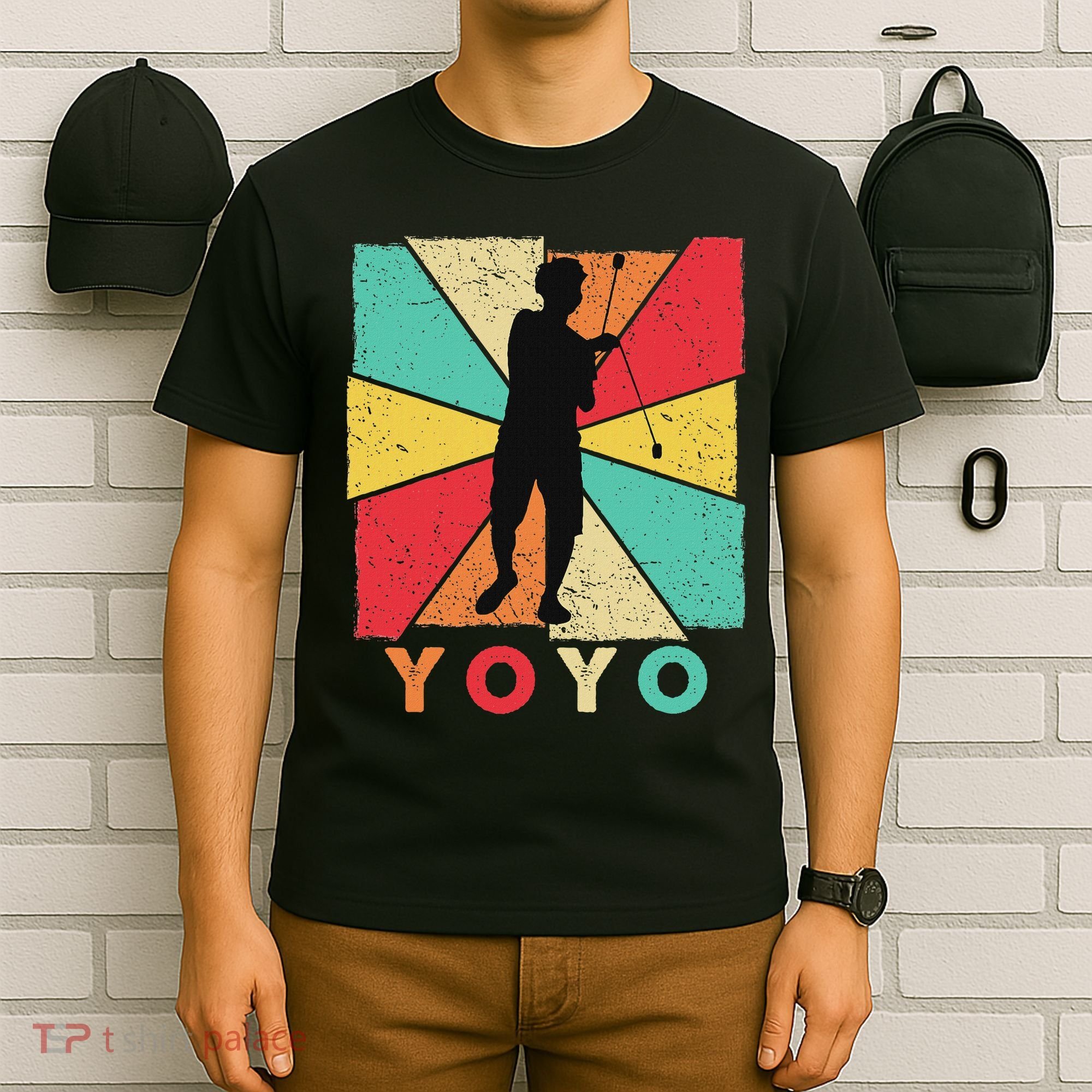 Retro Yoyo Lover Yoyo Toy Game Pastime Gift Yoyo T-Shirt