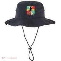 Retro Yoyo Lover Yoyo Toy Game Pastime Gift Yoyo Bucket Hat thumb 0