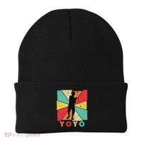 Retro Yoyo Lover Yoyo Toy Game Pastime Gift Yoyo Beanie thumb 0