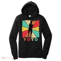 Retro Yoyo Lover Yoyo Toy Game Pastime Gift Yoyo Women's Hoodie thumb 0