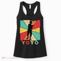Retro Yoyo Lover Yoyo Toy Game Pastime Gift Yoyo Women's Tank Top thumb 0