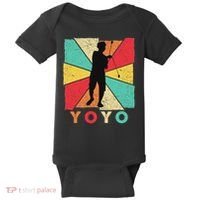 Retro Yoyo Lover Yoyo Toy Game Pastime Gift Yoyo Baby Bodysuit thumb 0
