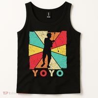 Retro Yoyo Lover Yoyo Toy Game Pastime Gift Yoyo Tank Top thumb 2