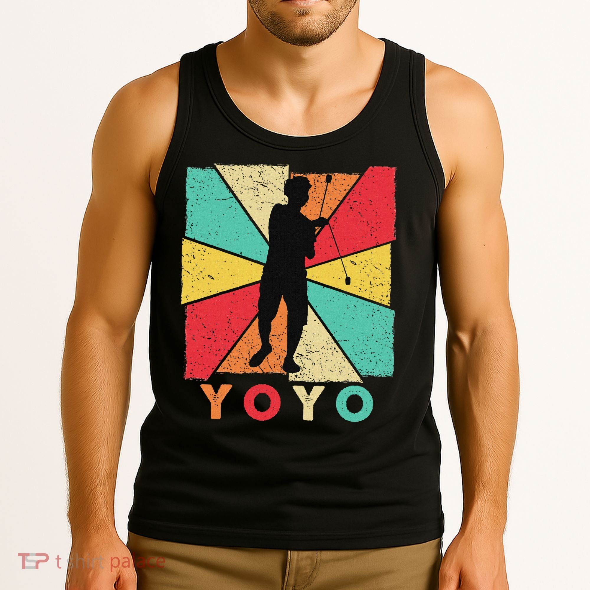 Retro Yoyo Lover Yoyo Toy Game Pastime Gift Yoyo Tank Top
