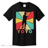 Retro Yoyo Lover Yoyo Toy Game Pastime Gift Yoyo Kids T-Shirt thumb 0