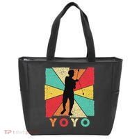 Retro Yoyo Lover Yoyo Toy Game Pastime Gift Yoyo Tote Bag thumb 0