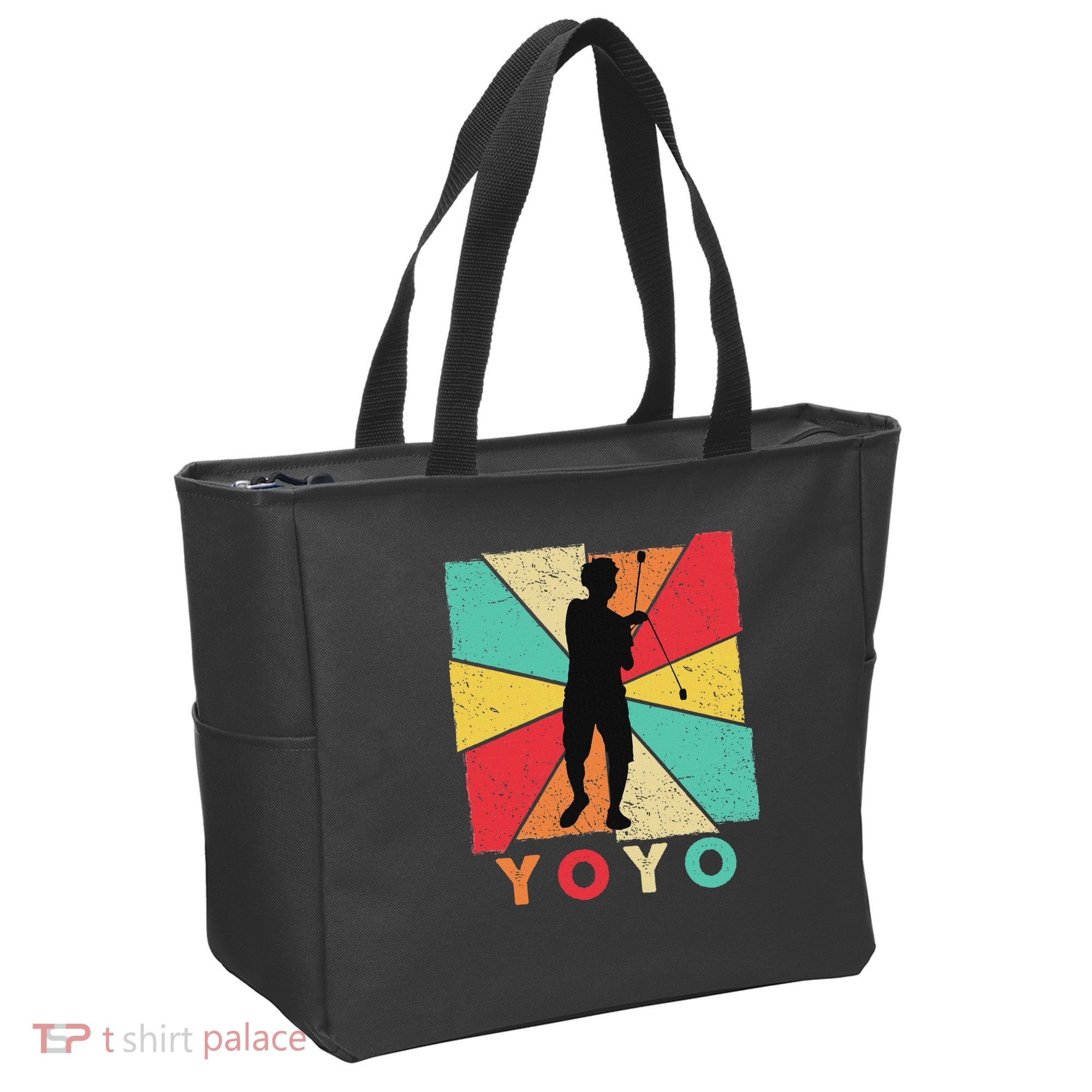 Retro Yoyo Lover Yoyo Toy Game Pastime Gift Yoyo Tote Bag