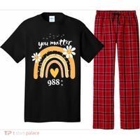 Rainbow You Matter 988 Suicide Prevention Awareness Ribbon Gift Pajama Set thumb 0