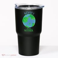 Respect Your Mother Earth Day Artistic Earth Tumbler thumb 0