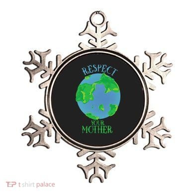 Respect Your Mother Earth Day Artistic Earth Ornament