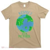 Respect Your Mother Earth Day Artistic Earth T-Shirt thumb 0