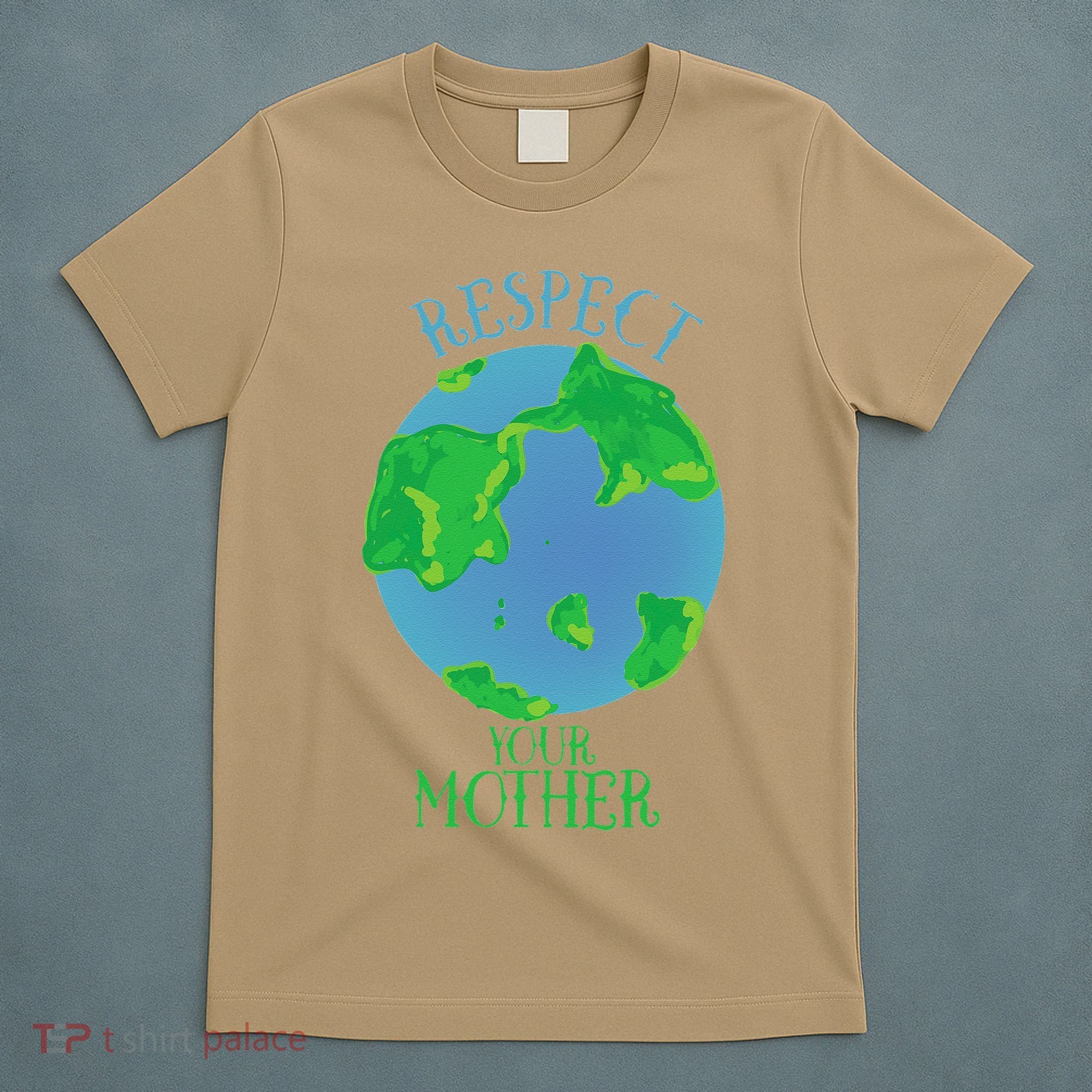 Respect Your Mother Earth Day Artistic Earth T-Shirt