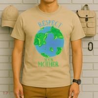 Respect Your Mother Earth Day Artistic Earth T-Shirt thumb 6