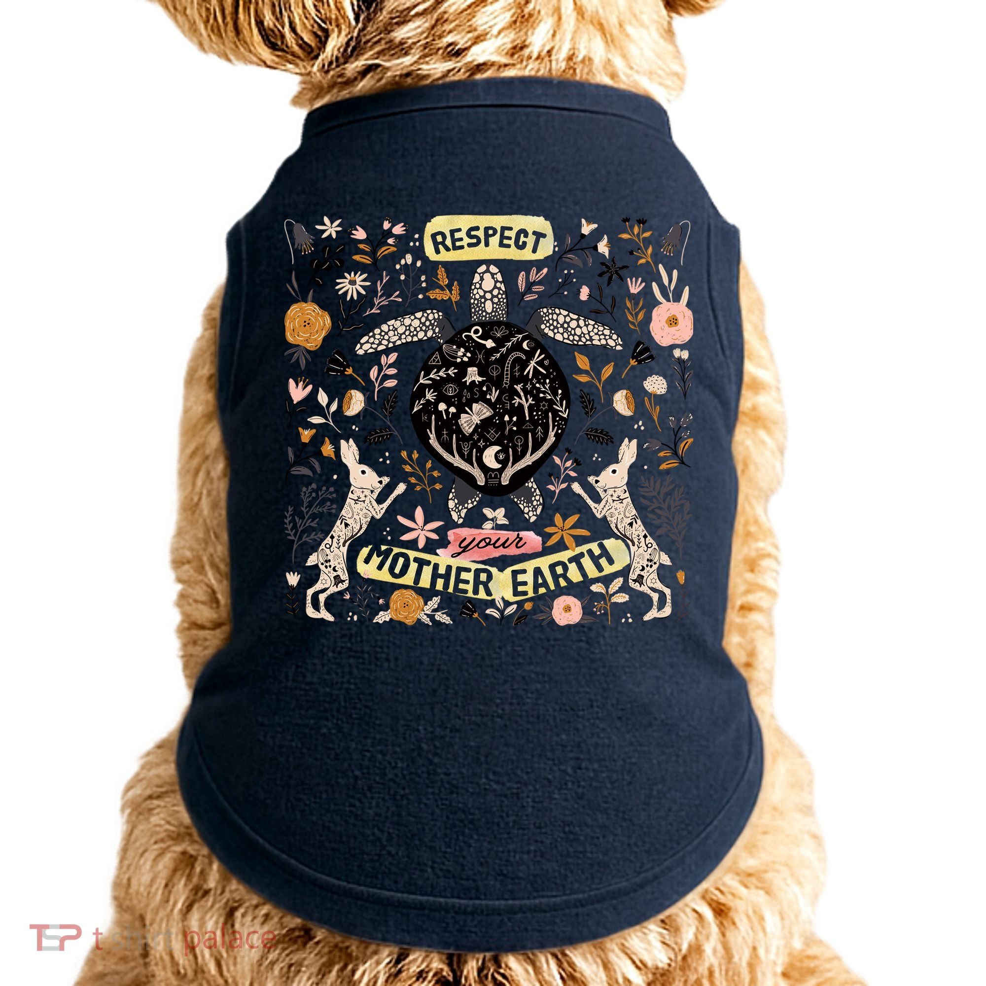 Respect Your Mother Earth Gift For Earth Day Doggie Tank
