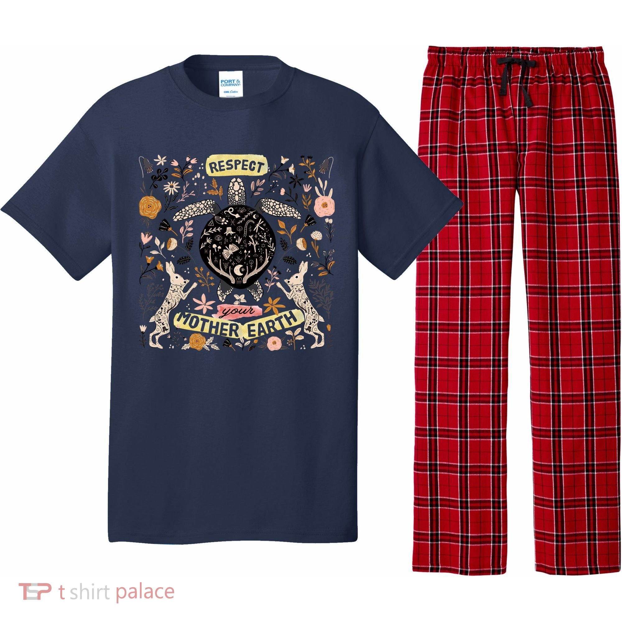 Respect Your Mother Earth Gift For Earth Day Pajama Set