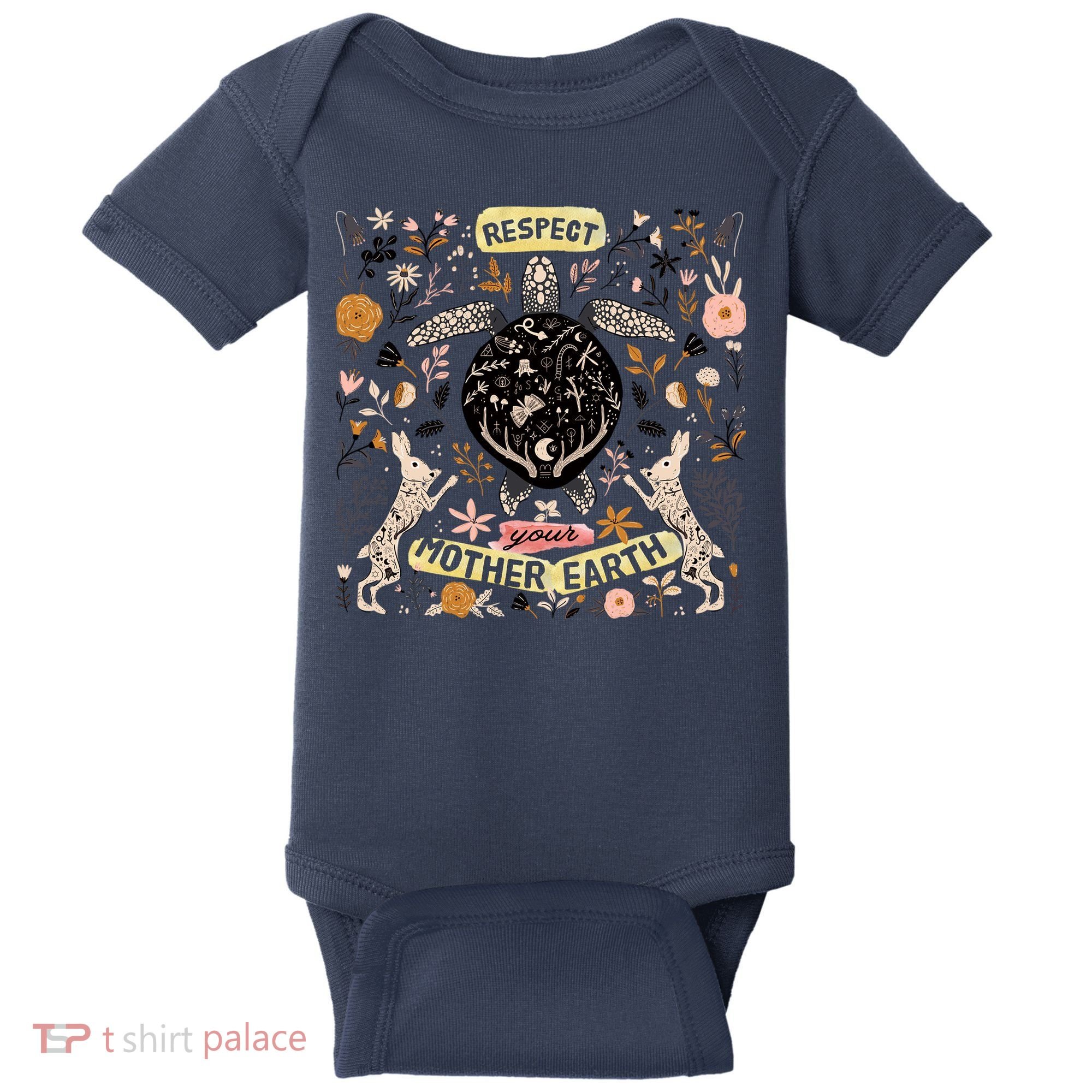 Respect Your Mother Earth Gift For Earth Day Baby Bodysuit