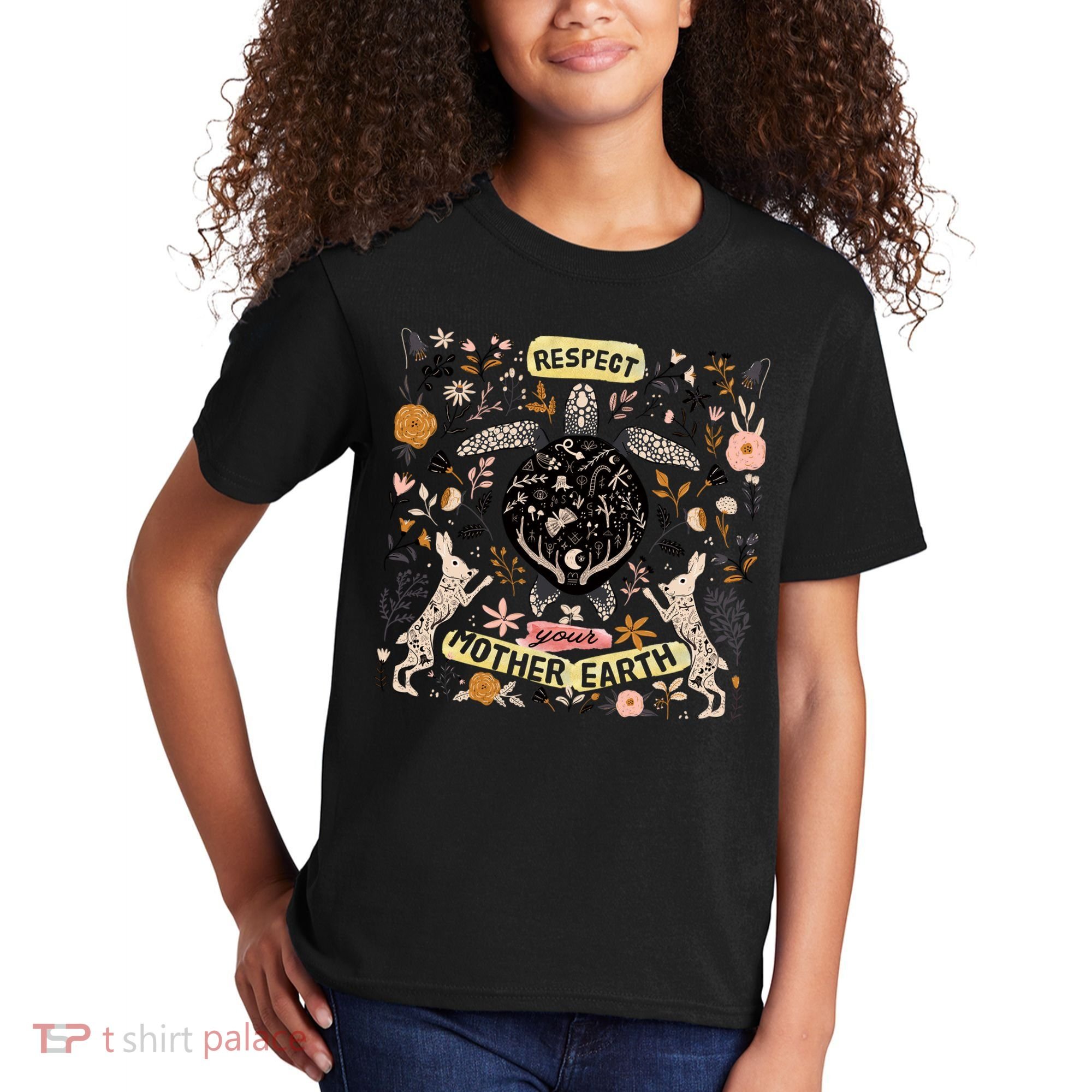 Respect Your Mother Earth Gift For Earth Day Kids T-Shirt