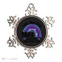 Rainbow You Matter 988 Suicide Prevention Awareness Ribbon Ornament thumb 0