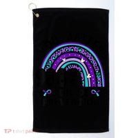 Rainbow You Matter 988 Suicide Prevention Awareness Ribbon Golf Towel thumb 0