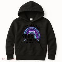 Rainbow You Matter 988 Suicide Prevention Awareness Ribbon Kids Hoodie thumb 0
