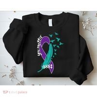 Rainbow You Matter 988 Suicide Prevention Awareness Ribbon Sweatshirt thumb 2