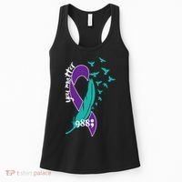 Rainbow You Matter 988 Suicide Prevention Awareness Ribbon Women's Tank Top thumb 0