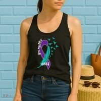 Rainbow You Matter 988 Suicide Prevention Awareness Ribbon Women's Tank Top thumb 2
